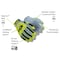 Magid TREX Windstorm Series TRX747 Goatskin Leather Palm Impact GloveCut Level A6 Palm  A4 Back, PR TRX747M - alternate 6